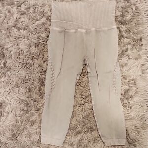 Free People Movement Good Karma Capri In Silver